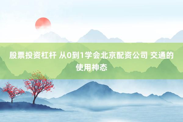 股票投资杠杆 从0到1学会北京配资公司 交通的使用神态